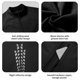 thumbnail image 3 of Chaqueta Hombres en bicicleta Chaqueta A Prueba de Viento Suave Tibia Forro de Vellón Múltiple Chaqueta de Invierno Con Detalla reflectantes, 3 of 7