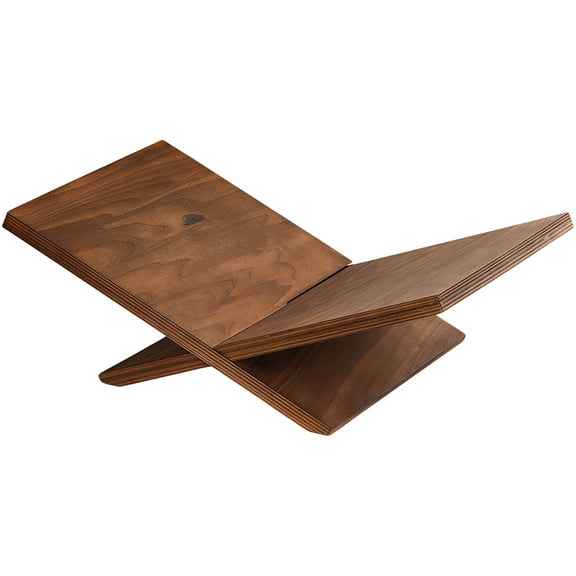 Wooden Book Stand Display Rack, Narrow Design, Clear Acrylic Book Stand for Books, Decor, and Art Display, Perfect for Homes and Offices