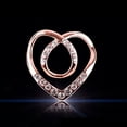 thumbnail image 4 of Bangcool Scarf Clip Fashion Rhinestone Heart Shape All-match Scarf Ring Scarf Buckle, 4 of 10