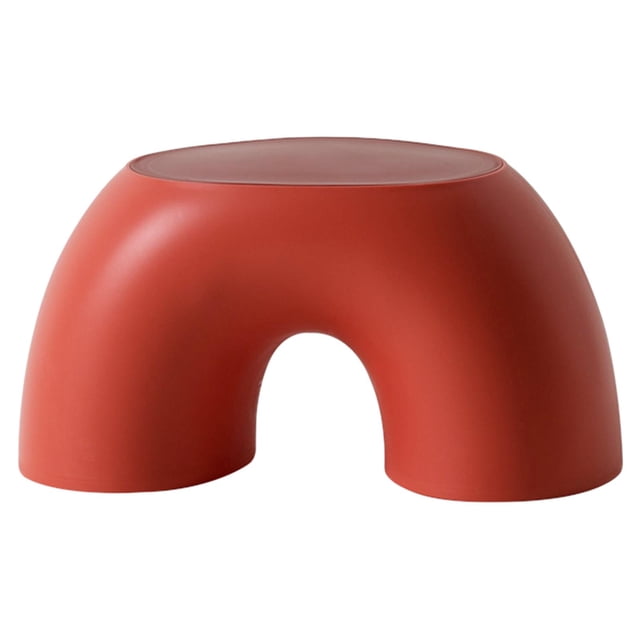 Children's step stool, kindergarten study stool, lightweight ottoman, and Red