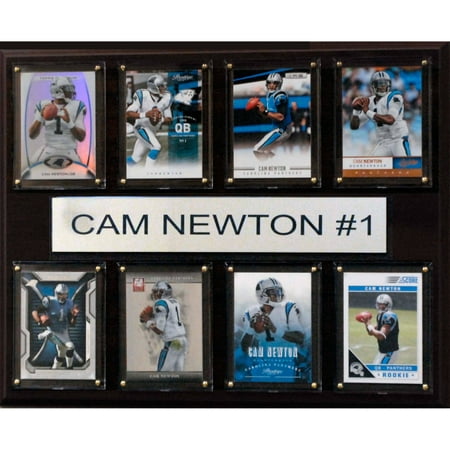 C&I Collectables NFL 12x15 Cam Newton Carolina Panthers 8-Card