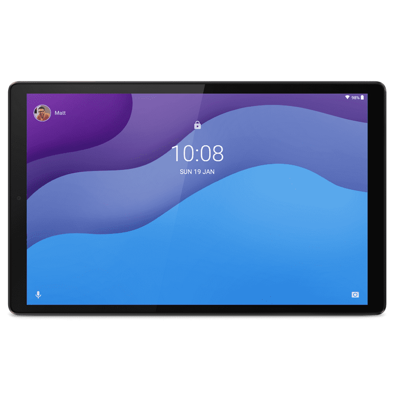  Lenovo Tab M10 HD 10.1 Tablet, Android 9.0, 32GB Storage,  Quad-Core Processor, WiFi, Bluetooth, ZA4G0078US, Slate Black : Electronics
