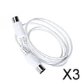 thumbnail image 1 of Paquete de 3 Cables MIDI Baoblaze Cable de Música 5 Pines Doble Cabeza 3 Piezas, 1 of 7