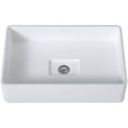 thumbnail image 2 of Ancona 20.8 Po. Holbrook Évier de Salle de Bain en Pierre Pure Blanc, 2 of 6