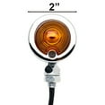 thumbnail image 4 of Krator Motorcycle 2 pcs Chrome Amber Turn Signals Lights Compatible with Victory Vision Street Tour, 4 of 5