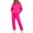 Hot Pink, variant on Bexdxz Workout Sets For Women 2026 Hoodies and Wide Leg Sweatpant Fall 2 Piece Outfits Sweatsuit for Casual Everyday Wear Beige S