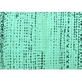 thumbnail image 1 of Ahgly Company Machine Washable Indoor Rectangle Solid Turquoise Blue Modern Area Rugs, 2' x 4', 1 of 4