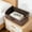 Coffee-Free Size, variant on Hovmgk Trapezoid Storage Box, Foldable Non-Woven Fabric Bins for Shelves, Clothing, Blankets, Accessories, Office & Nursery Organization, White/Gray/Coffee, Versatile