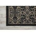thumbnail image 5 of Nourison Caribbean Indoor/Outdoor Modern French Country Charcoal 1'9" x 2'9" Area Rug, (2' x 3'), 5 of 8