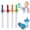 Light green, variant on Grosmimi Straw Replacement,4pcs Replacement Straws With Bite Valve , With 1 Cleaning Brush Reusable Child Cup Replacement Straws Accessory For Zak, Bpa-Free