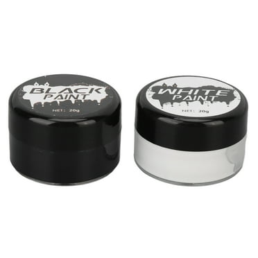 Face Painting Kit Black And White Highly Pigmented Face Body Paint For  Cosplay
