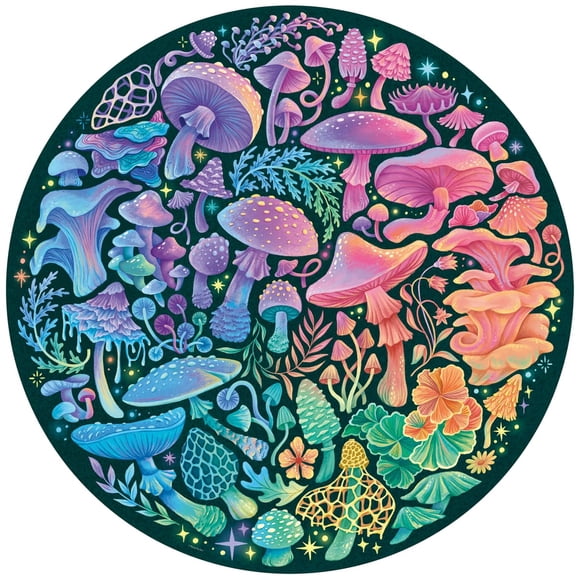Rompecabezas Ravensburger con champiñones, 500 piezas