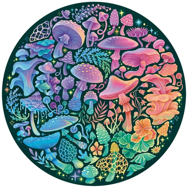 Rompecabezas Ravensburger con champiñones, 500 piezas