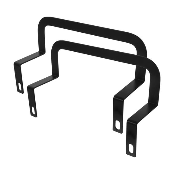 Black Iron Anti-Slip Mattress Gripper for Home Use Keeps Furniture Stable 2 Pieces