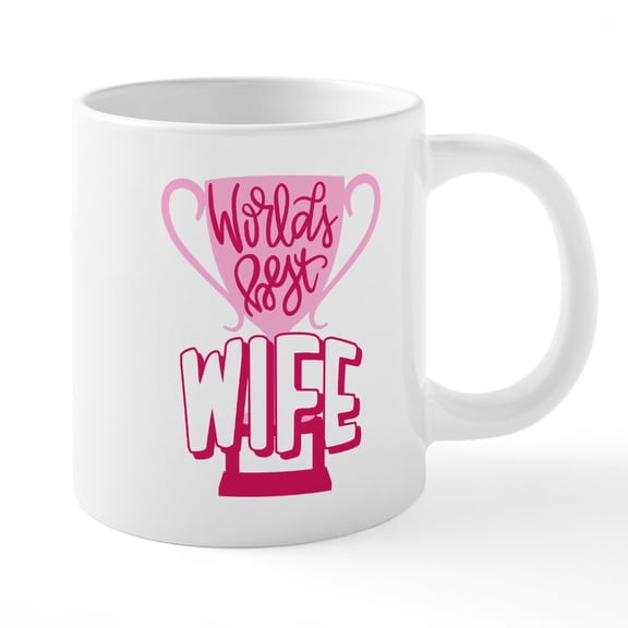 CafePress - World's Best Wife - 20 Oz White Ceramic Mega Mug