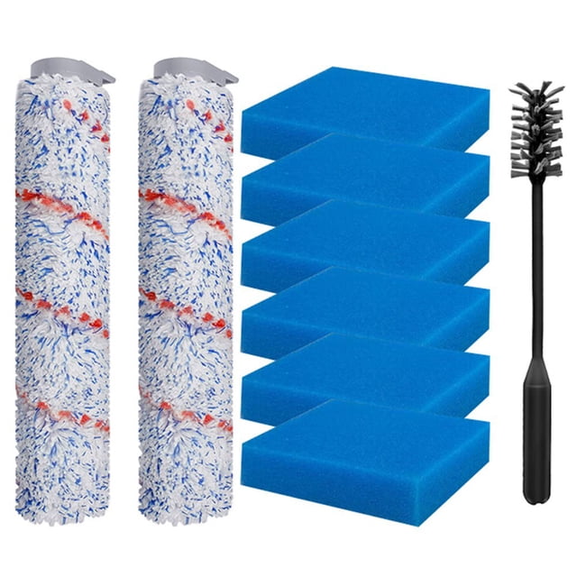 LYD para Tineco I Floor HF10E-01 Aspiradora en seco húmedo inalámbrico Parte Accesorios Cepillo Rodillo Filtro Esponjas Cepillo de limpieza LYD Accesorios para aspiradoras