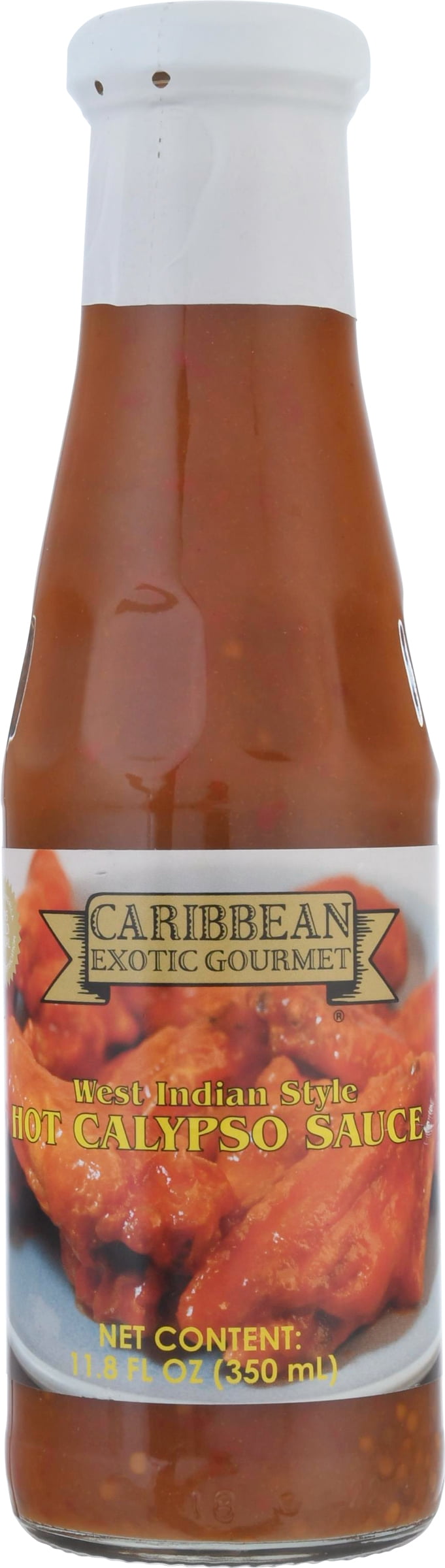 Caribbean Exotic Gourmet West Indian Style Hot Calypso Sauce, 11.5 oz