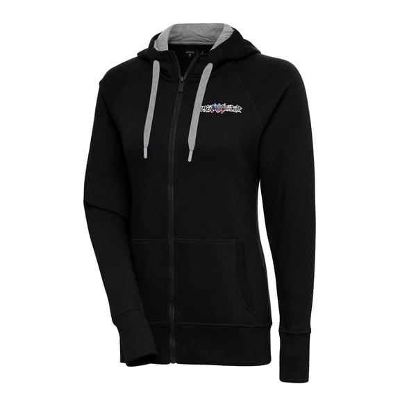 Women's Antigua Black Cody Rhodes Victory Full-Zip Hoodie