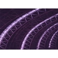 thumbnail image 1 of Ahgly Company Machine Washable Indoor Rectangle Transitional Deep Purple Area Rugs, 5' x 7', 1 of 7