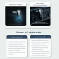 thumbnail image 4 of Crazyview Bluetooth 5.0 Audio Adapter 2 In 1 Wireless Receiver Transmitter Aux Dongle for Mobile Phone, 4 of 8