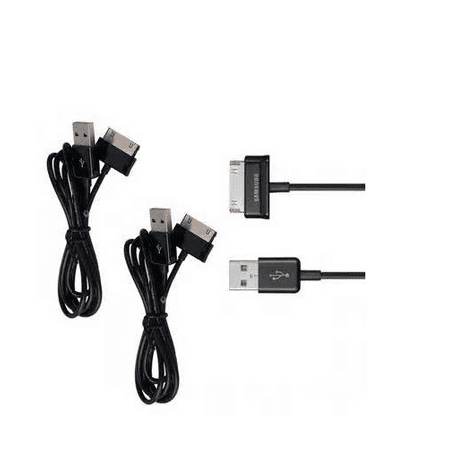Original Samsung USB Data Cable - 2x ECC1DP0UBE 30-Pin Usb Charging Data Cable for Samsung Galaxy Tab 2 - 100% OEM Brand NEW in Non- Retail Packaging