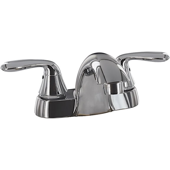 Valterra PF232301 Two-Handle 4" Hybrid Bathroom Faucet with Low-Arc Spout - Chrome