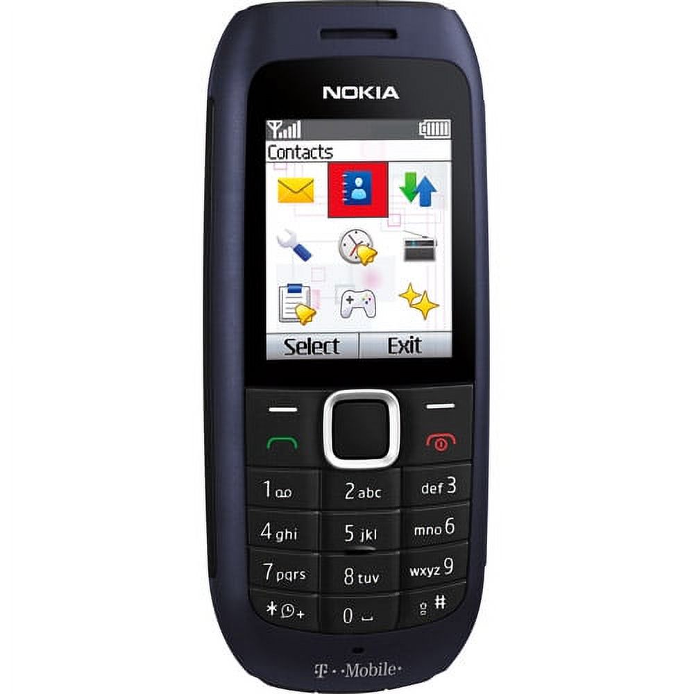 Nokia 1616 - Feature phone - LCD display - 128 x 160 pixels - T-Mobile - midnight blue - image 3 of 3