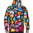 thumbnail image 7 of Pofeuu Underwater Diving Animals Print Mens Casual Hooded Collar Drawstring Hoodies Pullover Sweatshirts Casual Long Sleeve Shirts-4X-Large, 7 of 7