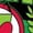 GREEN, variant on Invader Zim - Invader Zim Collegiate - Men's Short Sleeve Graphic T-Shirt