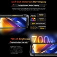thumbnail image 2 of Blackview BV7300 Rugged Phone, 6GB 256GB, Android 14 Gaming Phone,15000mAh 45W Rugged Smartphone,Black/Orange, 2 of 6
