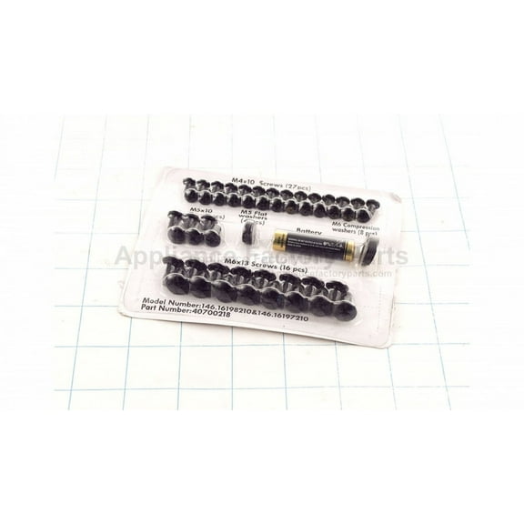 Appliance Factory Parts Gas grill hardware pack 40700218