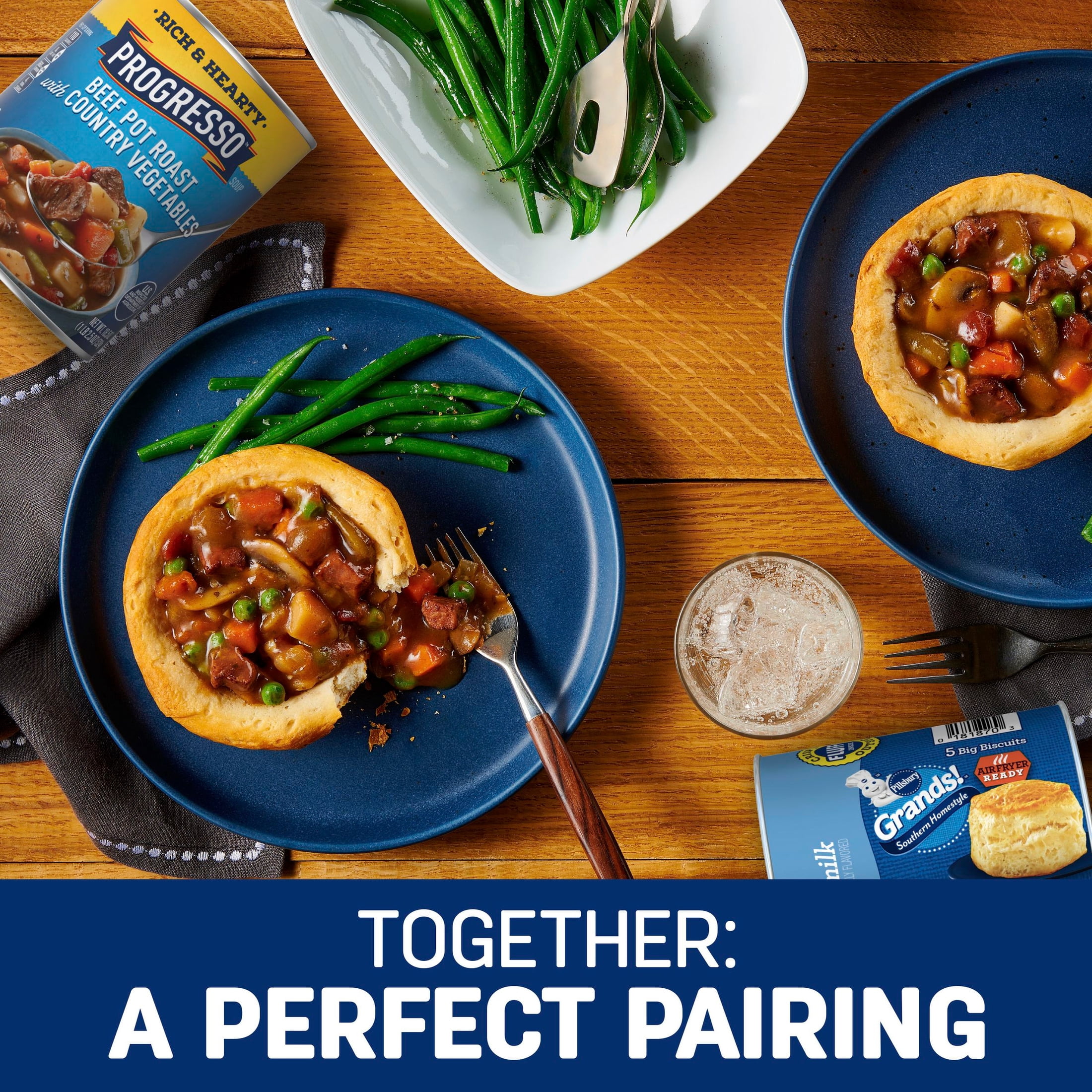 (12 pack) Progresso Beef Pot Roast with Country Vegetables Canned Soup, 18.5 oz