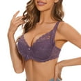 thumbnail image 5 of ibuvkizy Bras for Women Sports Bra Comfortable Breathable,Push up Wireless Bra,Women Plus Size Comfortable Breathable Underwire Bras Lace Push-Up Underwear,Women Bras Plus Size, 5 of 7