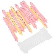 OUNONA 12Pcs Plastic Perm Rods Hair Curling Tools for Effective Home and Travel Use