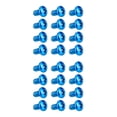 thumbnail image 4 of bedienty 12PCS Colorful Bicycle Disc Brake Rotor Torx Bolts T25 M5x10mm Bike Alloy Steel Disc Brake Rotor Fixing Screws Blue 2Set, 4 of 6