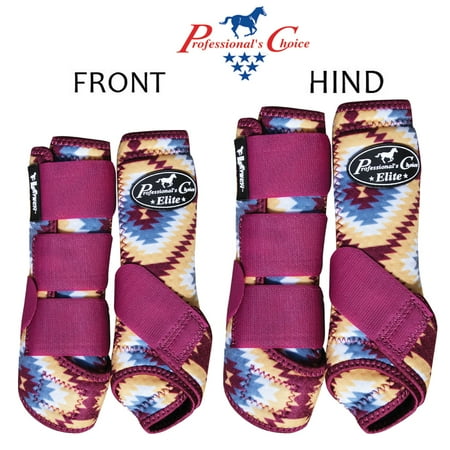 - MED PROFESSIONAL CHOICE VENTECH ELITE HORSE SPORTS MEDICINE BOOTS 4 PACK AZTEC