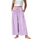 thumbnail image 1 of TaTaai Women's High Waist Loose Wide Leg Sports Pants Elastic Drawstring Waist with Side Pockets Casual Versatile Long Trousers for Women Daily Vacation Gift, 1 of 8
