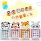 thumbnail image 2 of Style 2 Puntas de uñas postizas para niños, puntas de uñas postizas de dibujos animados lindos, uñas cortas artificiales para niñas, 2 of 5