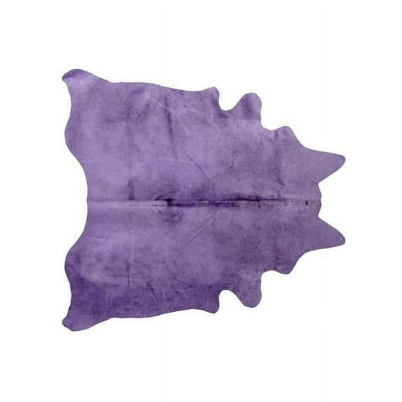 6 x 7 in. Cowhide Rug - Purple