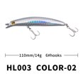 thumbnail image 1 of TopOne 11cm/14g Lure Bait Fishing Gear Hooks Bionic Fake Lures, 1 of 8
