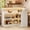 White, variant on Tribesigns 3-Tier Bar Cabinet, L-Shaped Corner Home Bar Unit with Stemware Racks, Living Room, Black
