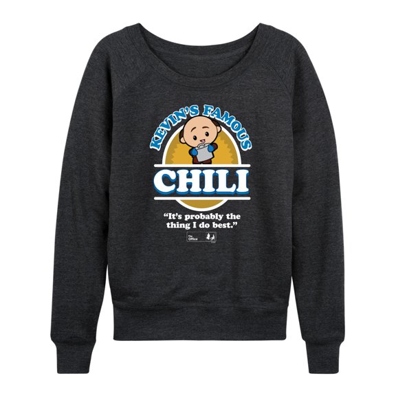The Office - Kevins Chili Cute - Women's Lightweight French Terry Long Sleeve Shirt