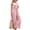 Pink, variant on Women'S Bib Overalls Casual Loose Fit Jumper Adjustable Strap Wide Leg Jumpsuits with Pockets Wine Red XL