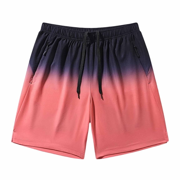 Iyufng Mens Shorts Men's Shorts,Men Casual Fashion Sports Quick-dry Elastic Mid-waist Lace-up Pocket Shorts