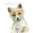 thumbnail image 2 of Robinson, Carol 20x24 White Modern Wood Framed Museum Art Print Titled - Forest Fur Baby Fox, 2 of 4