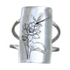 thumbnail image 2 of Fiudx Anillo de Naturaleza, Ancho con Diseño de Flor y Pájaro Grabado, Anillo Duradero de Plata S925, Estilo Bohemio para Uso Diario, Regalo para Mujer, Temática Primaveral, Resistente a La Decolorac, 2 of 2