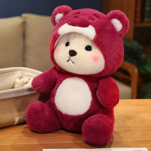 Ryttir 15.7 Inch 15% Chubbier Big Bear Stuffed Animal,Soft Weighted Bear Plush Stuffed Bear Pillow for Kids and Adults - Perfect Bear Gifts for Cuddling and Room Decoration