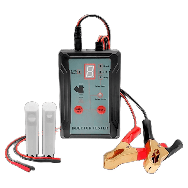 Testeur d'Injecteur de Carburant Amélioré & Outil de Nettoyage DIY - Testez Deux Injecteurs Simultanément 8 Modes d'Entraînement par Impulsion