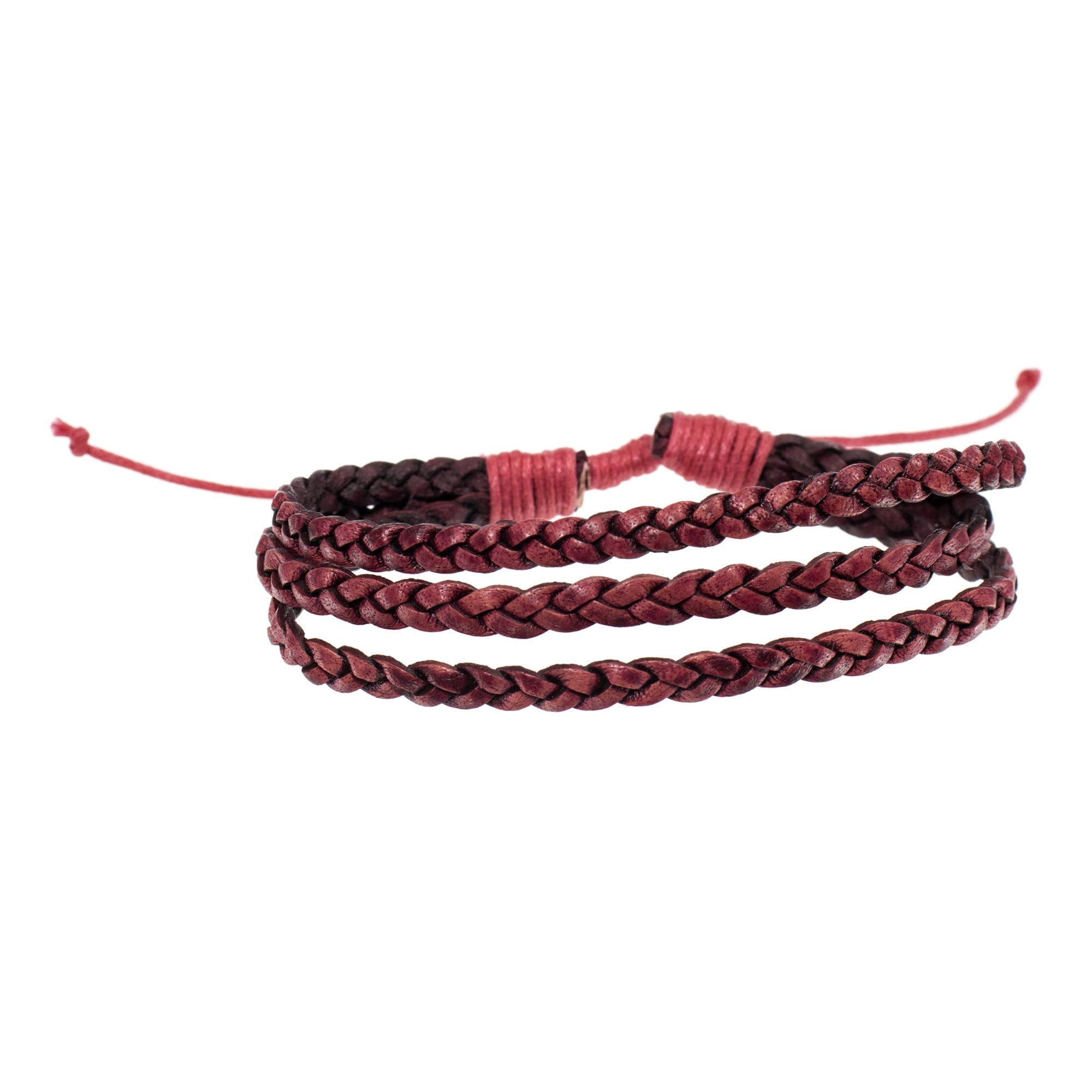 Mixed Color Leather Lace Braided Bracelet Rope Diy Jewelry - Temu