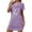 Purple, variant on zbxnLI Women Sleepshirts Crew Neck Nightgown Heart Graphic Nightdress Casual T-Shirts Loose Comfy Pajama Clothes